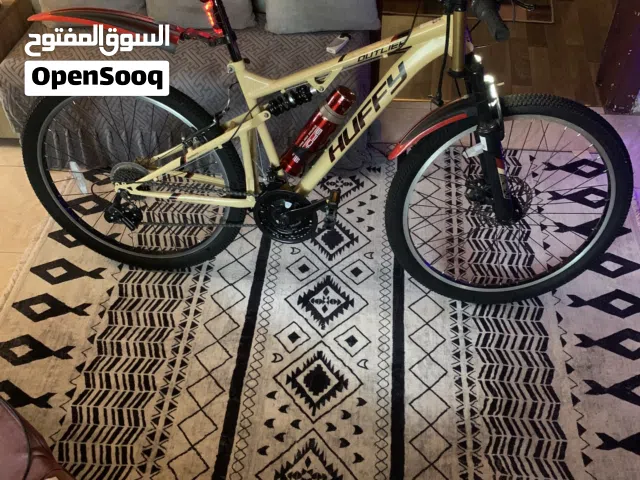 بسكليت سبورت جبلي للبيع المستعجل huffy shimano equipped 27.5“ 7 speeds Front and Dual Suspension