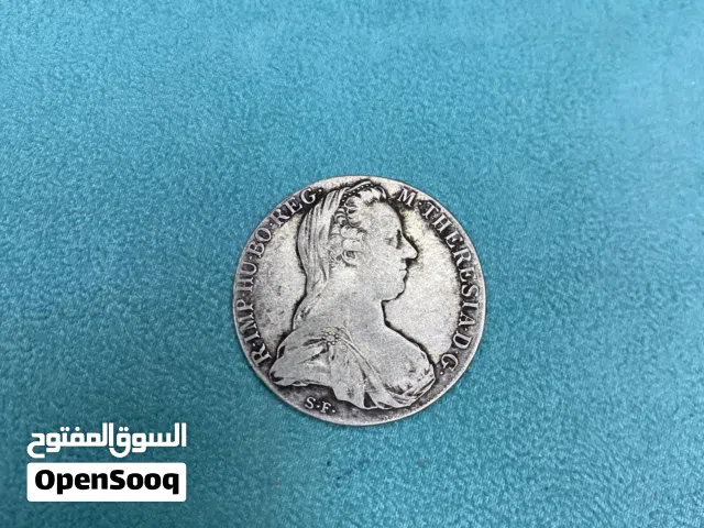 للبيع عملة ريال نمساوي (فضه) لسنة 1780 م للملكه ماريا تريزا