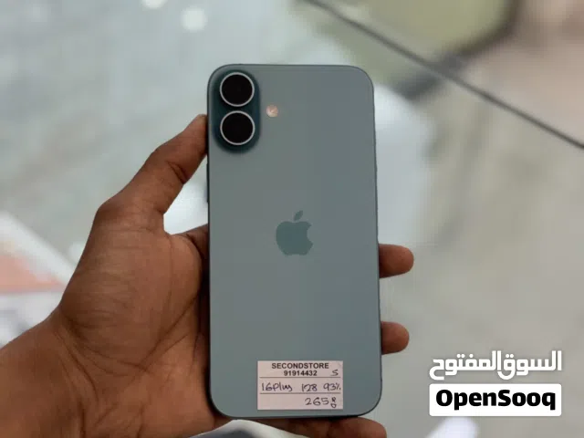 Used Apple iPhone 16 with 128GB Storage in Turquoise - Excellent Condition