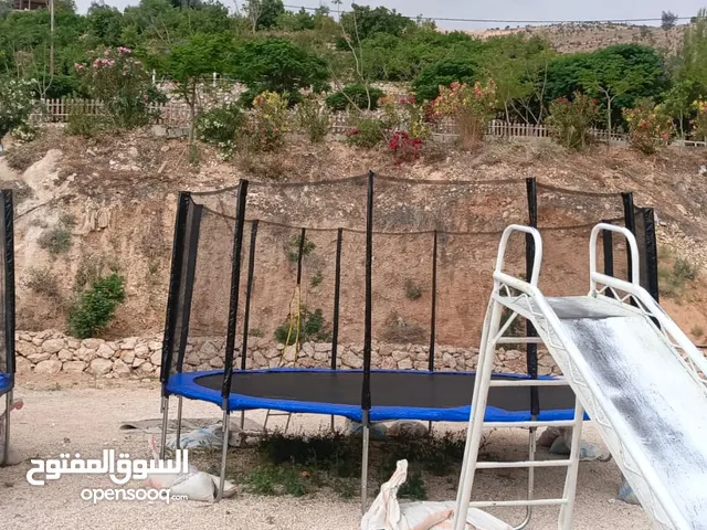 ترامبولين مقاس 5 متر قطر دائري اصلي نخب 16 قدم فاخرة جدا