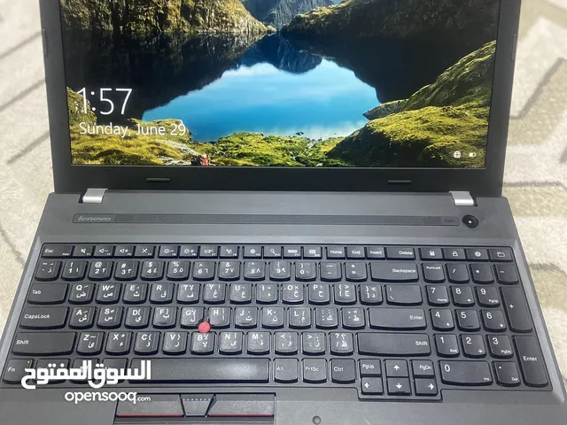 لينوفو ثنك باد كور i7 رام 16 كرتين شاشة بصمه