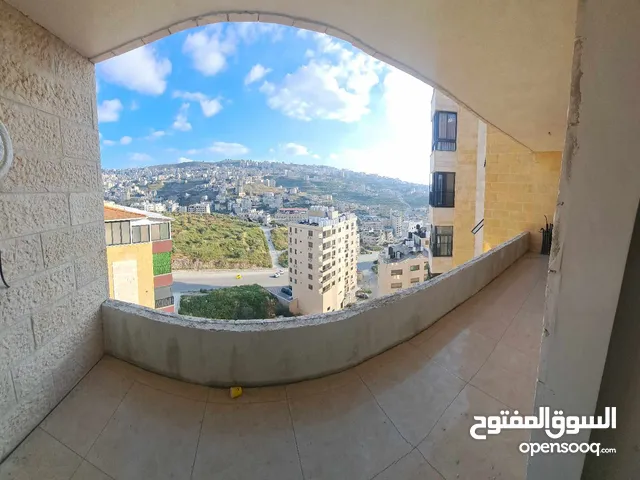 شقة مطلة اطلالة ساحرة مساحتها 184م في اجمل عمارة في نابلس عمارة الارز قرب جامعة القدس المفتوحة