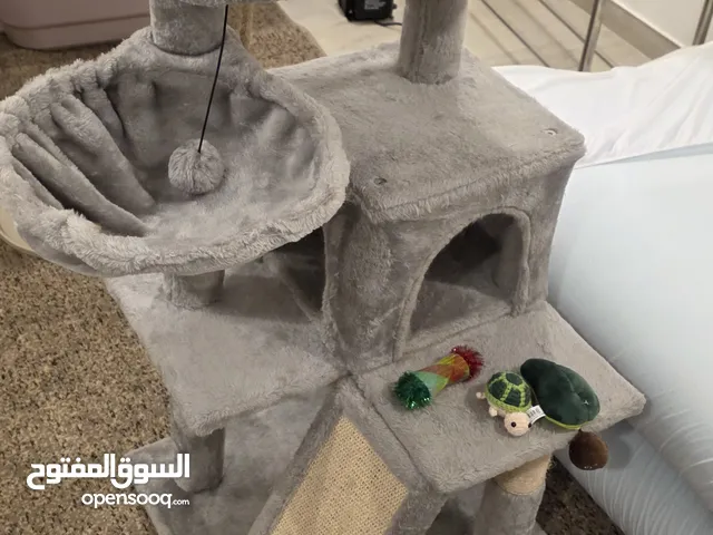 للقطط العاب 3 طابق تسلق ونافورت مي مع بيت وألعاب ثانيه صغيره