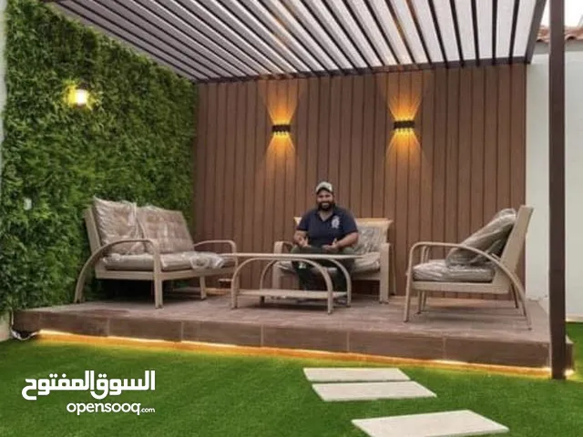 تنسيق حدائق احترافي بالطائف مظلات - نوافير - شلالات - أسطح - غرف زجاجية وأكثر