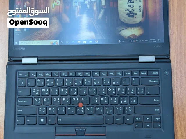 LENOVO X1 CARBON Core i7 Thin & Slim Laptop 14 Display 8GB RAM 256GB SSD M.2 35x Fast