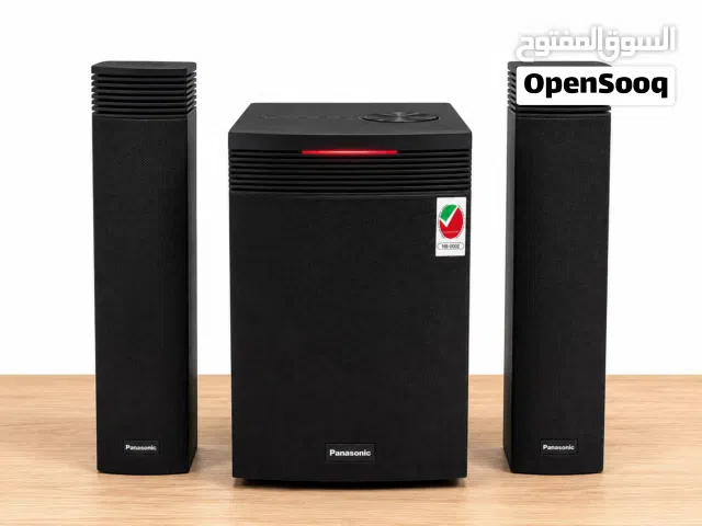 للبيع سماعة Panasonic 2.1 Channel Speaker System موديل SC-HT31GS-K.