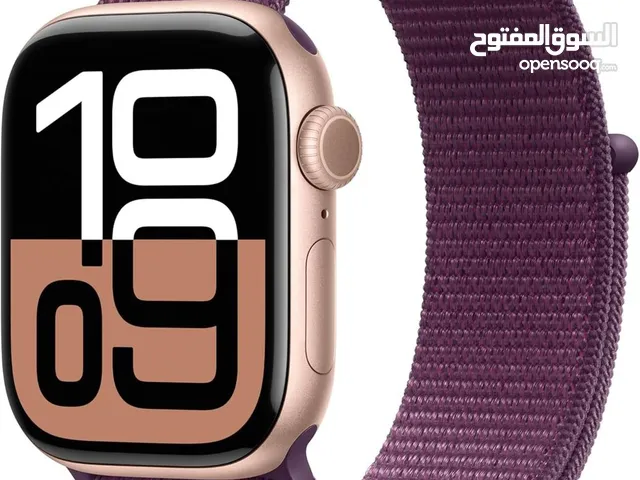 Apple Watch Series 10 46mm GPS Rose Gold Case Plum Sport Loop MWWV3LW/A 2024