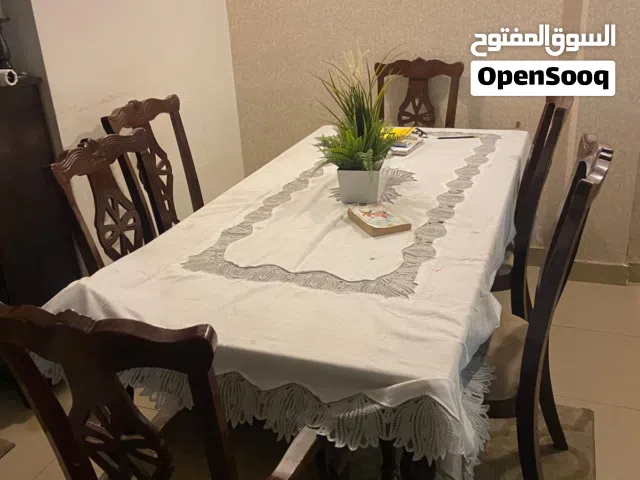 سفرة ماليزي خشب 6 كراسي