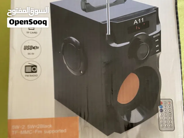 سبيكر بلوتوث A11 نظام 2.1 قوي - راديو FM وريموت كنترول