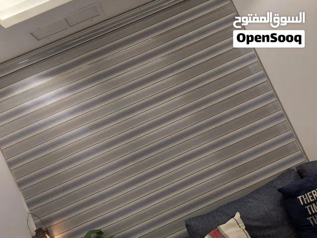 رول عامودي معدني خشب دبل زيبرا Metal vertical roller blinds