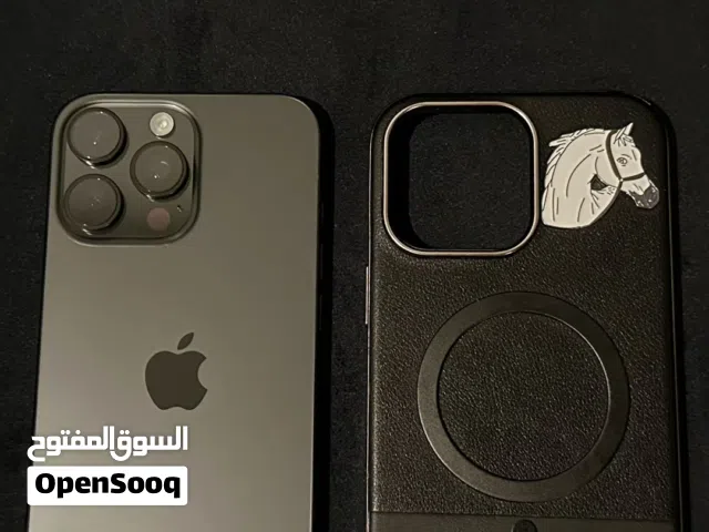 ايفون 16 برو ماكس اسود تيتانيوم ( 256 GB / 90%)   iPhone 16 Pro max Black Titanium (256GB / 90%)