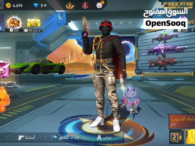 حساب فري فاير وصف مهم