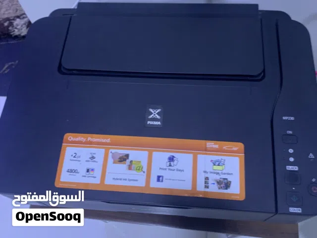 طابعة كانون mp230 للبيع طابعة حالتهه نظيفة وبيهه منفذ حبر خارجي