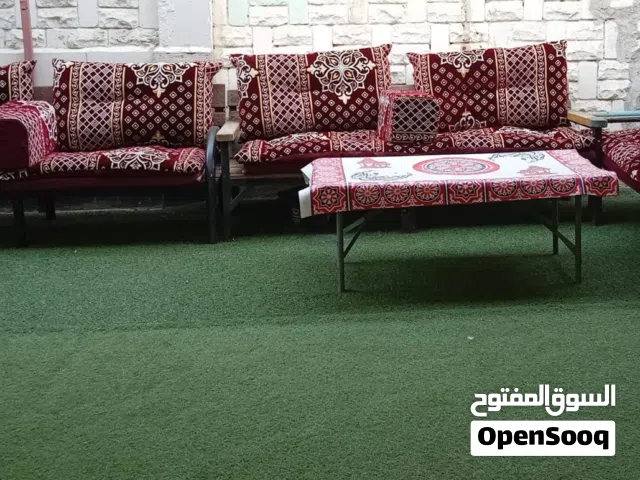 طقم كراسي حديد مع الفرش