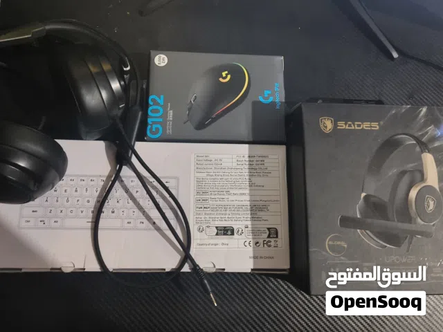 ماوس لوجتك صيني كيبورد صيني سماعات sades