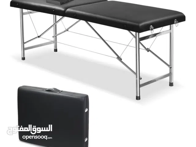 شنطه سرير مساج او تركيب رموش او تنظيف بشرة مع ملحقاته مكبر واضاءة وكرسي داور من اجود الماركات للبيع