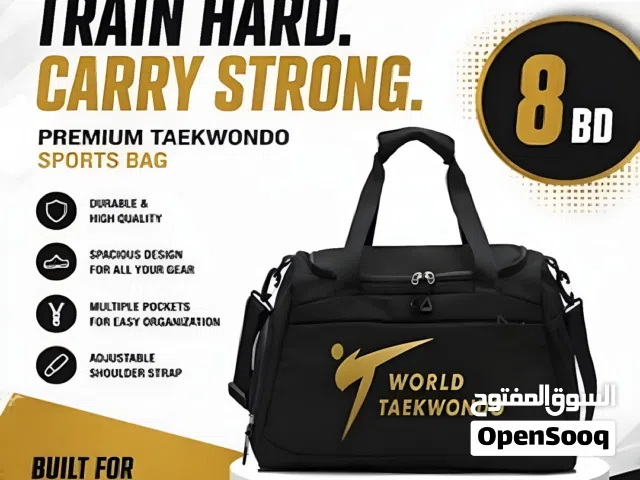 High-quality Taekwondo sports bag perfect for athletes and martial arts training.