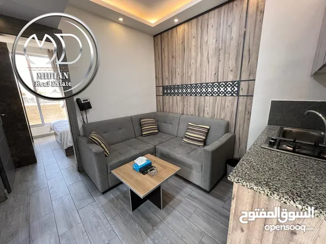 استديوهات مفروشة للايجار في جبل عمان بمساحة 40م تشطيبات و ديكورات فندقية و بسعر مميز .