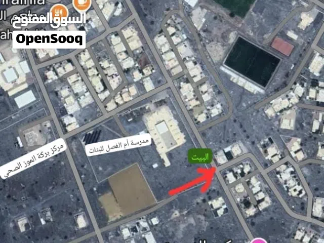 بيت للإيجار من طابق ونصف في بركة الموز منطقة حي المعرفة