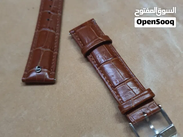 Aigner Brown leather crocodile pattern replacement watch strap, 20mm