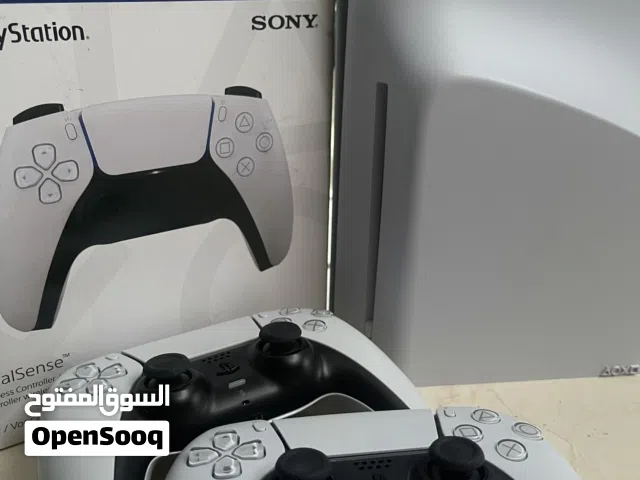 PS5 slim disk لم يستخدم نهائياً مع جهازين مع شاشة gameon كبيرة 32 بوصة