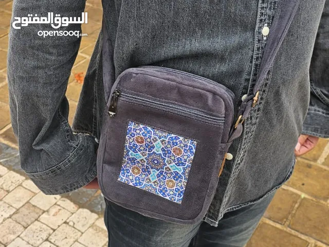 حقيبة للسفر مخمل بنقوش إيرانية وشغل يدوي