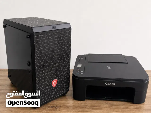 للبيع كمبيوتر Desktop + طابعة Canon Wireless