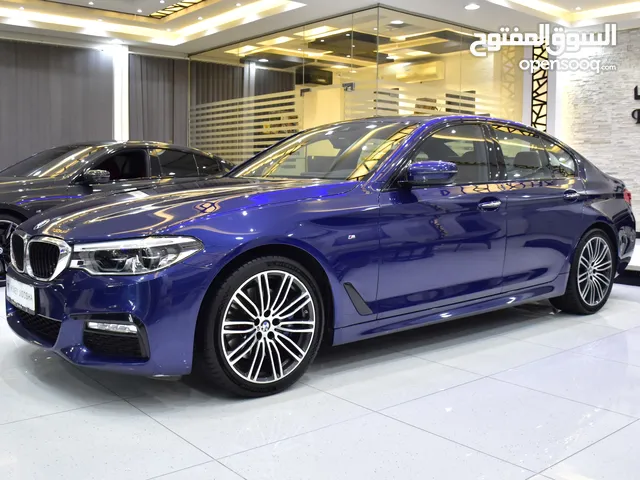 BMW 530i M-Kit ( 2017 Model ) in Blue Color GCC Specs