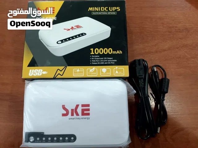 اجهزة باور بانك منزلي يشغل المودم من اي شركة زي ال( جيجا,الريادة,Ltt,LNET..وتشحن جهاز 4G