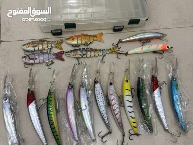 Lure and box for sale طعم الصيد للبيع