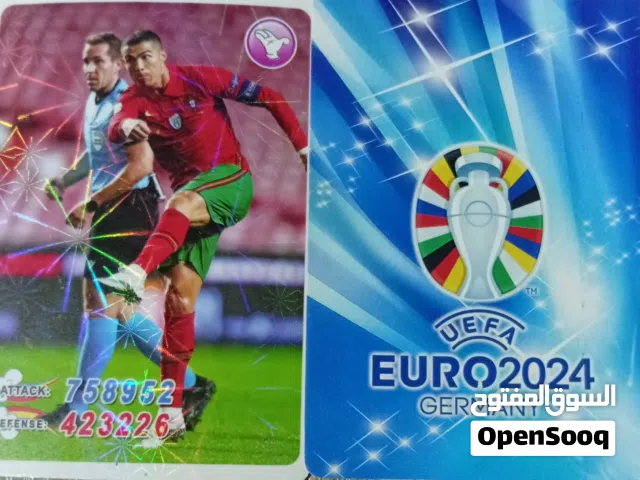 152 بطاقه لاعبين كرة قدم بطولة اليورو 2024 للبيع