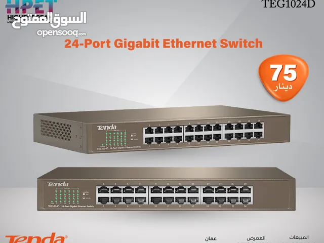 محول جيجابايت Tenda TEG1024D Gigabit Ethernet Switch 24 Port