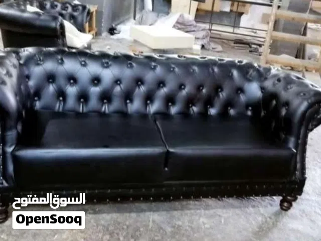 طقم كنب جلد فاخر عدة موديلات 4 مقاعد