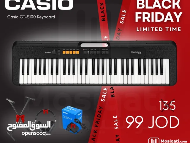 اورغ كاسيو مع المحول الأصلي وستاند وهيدفون Casio CTS100
