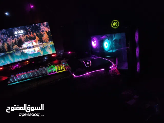 تجميعة كاملة  كسر زيرو + شاشة و ماوس و كيبورد ميكانيكال asus intel Nvidia m.2