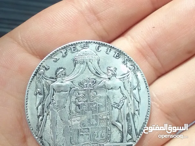 coin, denmark, christian viii, speciedaler, 1840, altona, , silver