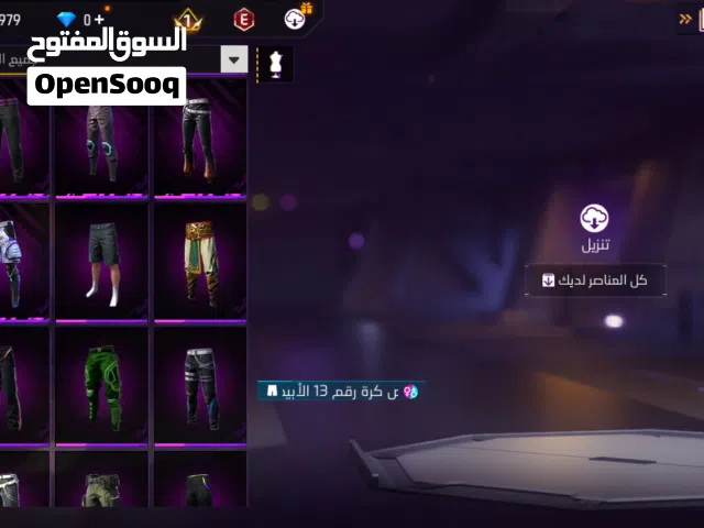 Free Fire Accounts and Characters for Sale in Damietta