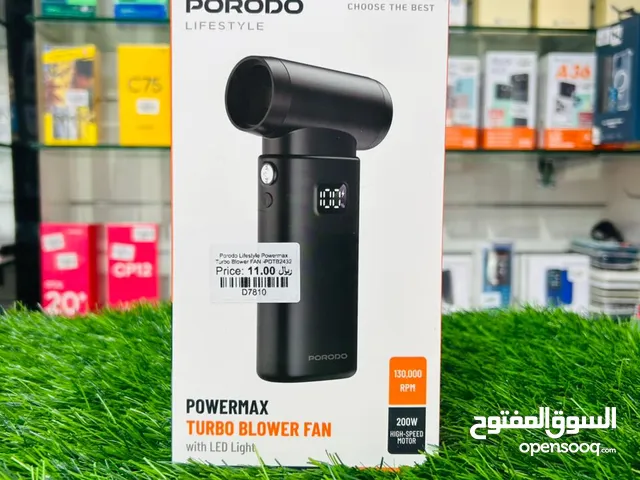 Porodo Lifestyle Turbo Jet Air Blower - Black