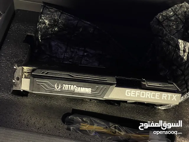 للبيع RTX 3070 ZOTAC + باور CORSAIR 650W مع الكراتين كلها نظيفة شرط بدون حرارة او اصوات مرفق بنشمارك