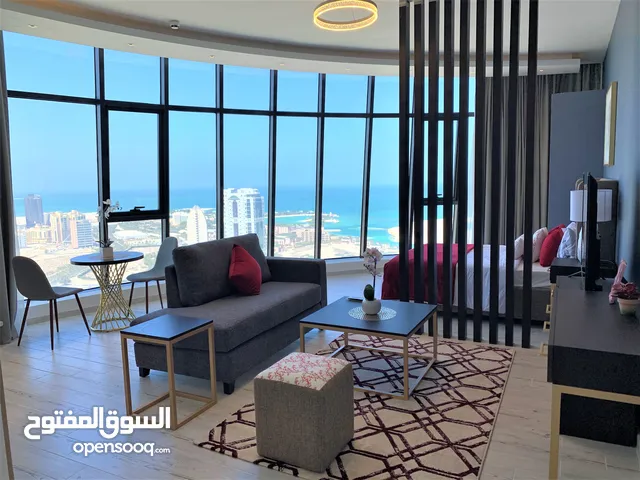 studio apartment at the top with sea view