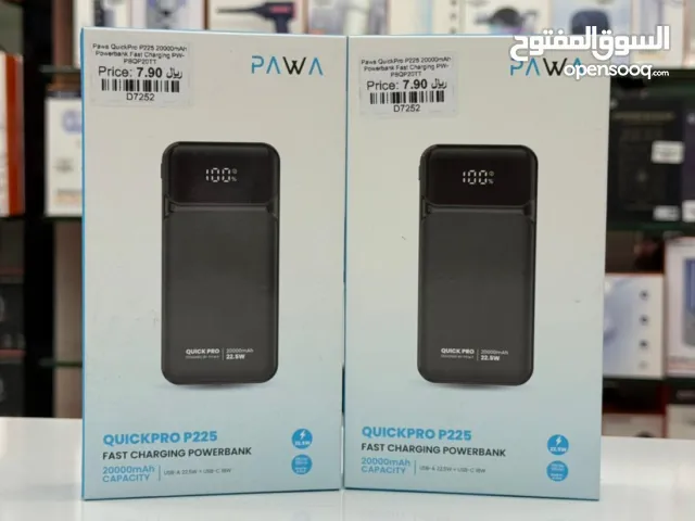 PAWA QUICKPRO 20000MAH P225 FAST CHARGING POWERBANK BLACK PW-PBQP20TT-BK