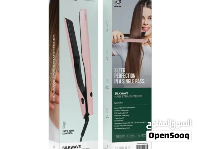 مكواة فرد الشعر سيلك ويف من جرين ليون - وردي