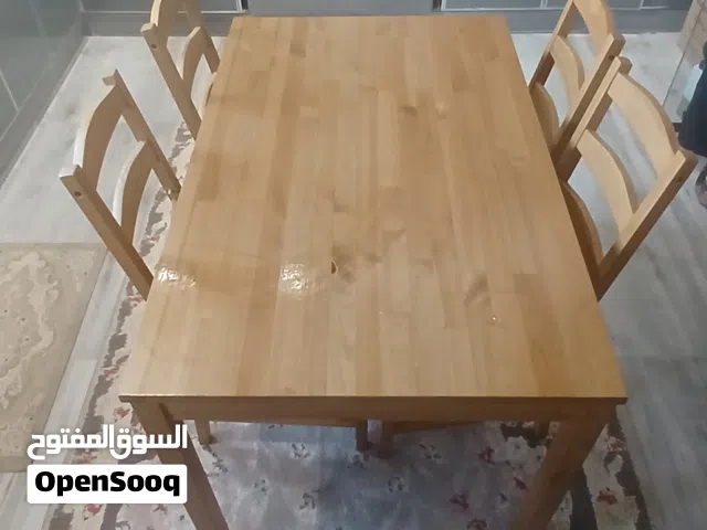 طاوله سفره خشب ايكيا