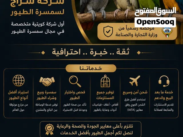 شركة سراج لسمسرة الطيور