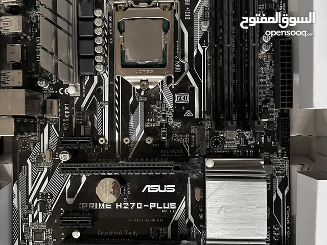 معالج ويا المذربورد و مروحة المعالج