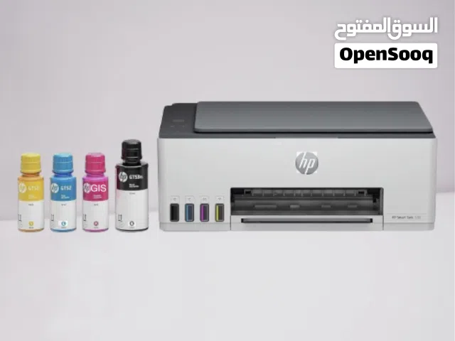 طابعه hp  استعمال بسيط مع الوان الطباعه