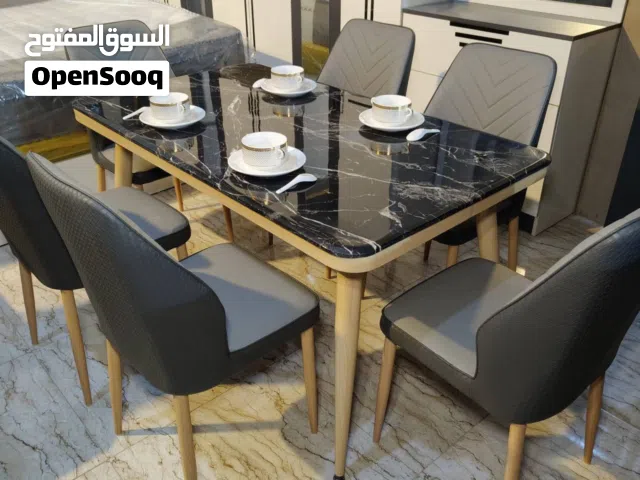 ميز وكراسي عدد 4 و6