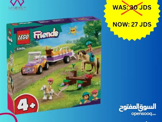 lego friends horse and pony trailer