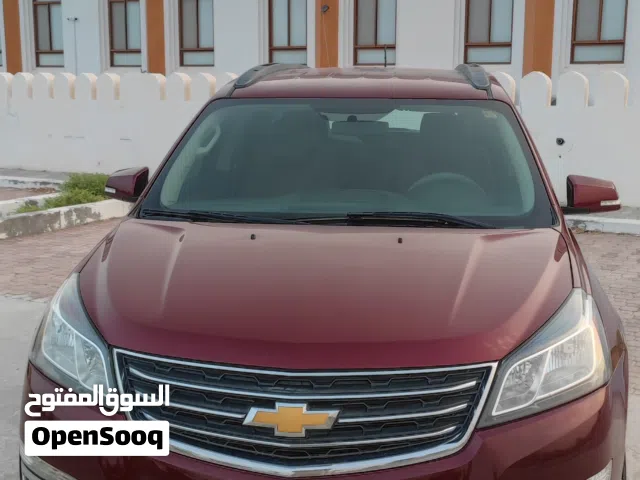 شفروليه ترافيرسTraverse 2015 عنابي 7 ركاب خليجي وكالة عمان المالك الأول ـ نظيفة وبسعر مناسب