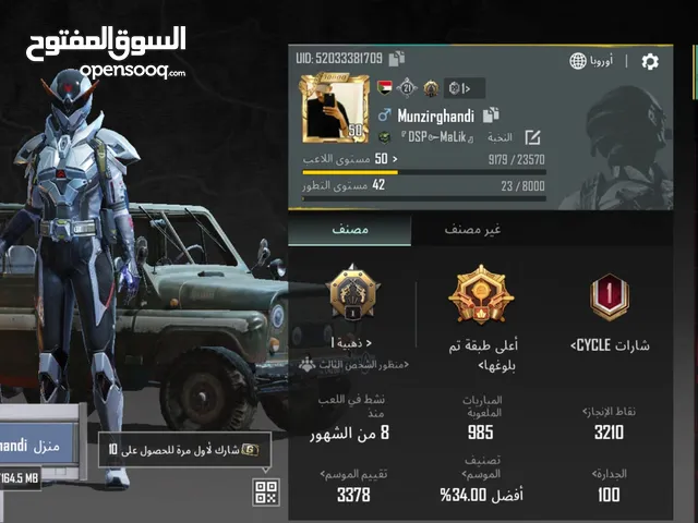 Pubg Accounts and Characters for Sale in Red Sea